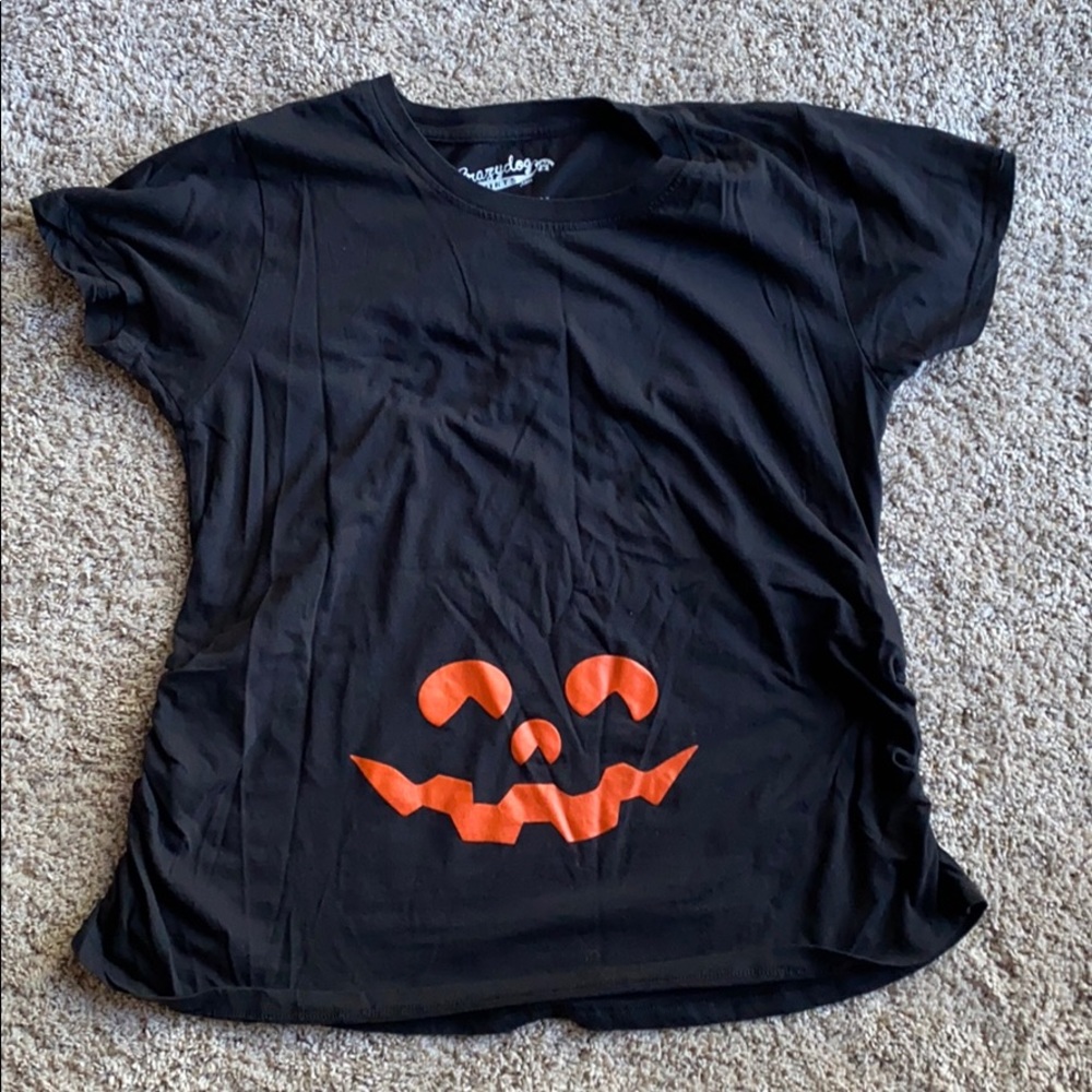Pumpkin Maternity Shirt